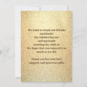 Platte bedankfoto kaart (Achterkant)