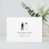 Platte bedankkaart (Staand voorkant)