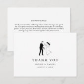 Platte bedankkaart (Voorkant / Achterkant)