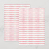 Platte bedankkaart (Voorkant / Achterkant)