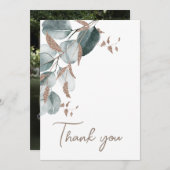 Platte bedankkaart (Voorkant / Achterkant)