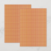 Platte bedankkaart (Voorkant / Achterkant)