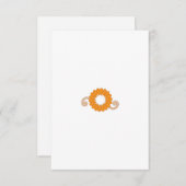 Platte bedankkaart (Voorkant / Achterkant)