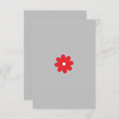 Platte bedankkaart (Voorkant / Achterkant)