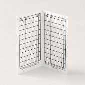 Platte bloeddrukmeter 2021 visitekaartjes (Binnen)