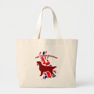 Platte coatings grote tote bag
