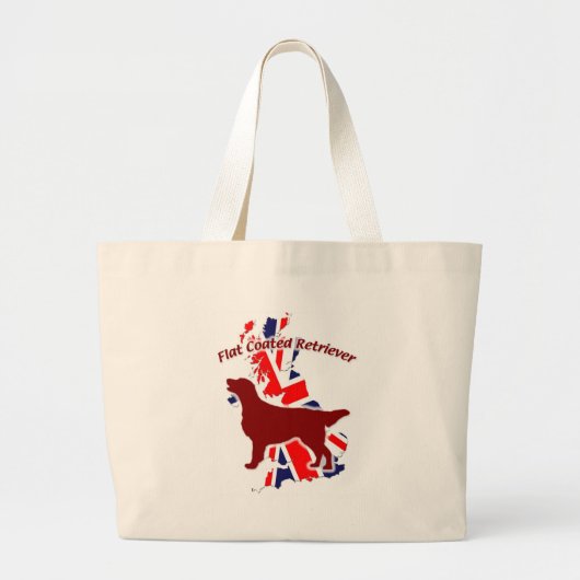 Platte coatings grote tote bag (Voorkant)