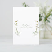 Platte Dankkaart Bedankkaart (Staand voorkant)