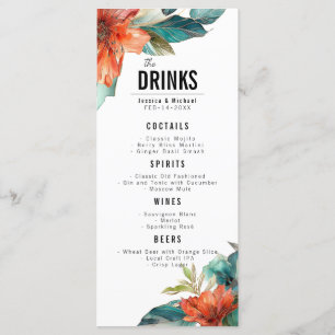 Platte Drinken menu Hibiscus Serenade Paradise