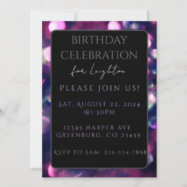 Platte Kaart, Berry Sparkle Dark