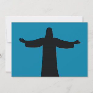 Platte kaart Jezus Christus