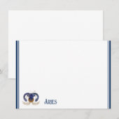 Platte Kaart Notitiekaartje (Voorkant / Achterkant)