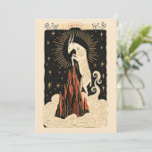 Platte kaart - Steenbok Celestial Zodiac Art (Staand voorkant)