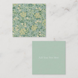 PLATTE KAART: WILLIAM MORRIS; JASMINE NOTITIEKAARTJE