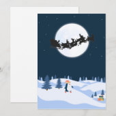 Platte kerstkaart (Voorkant / Achterkant)