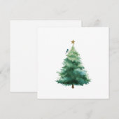 Platte kerstkaart (Voorkant / Achterkant)