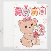 Platte Kerstkaart (Voorkant / Achterkant)