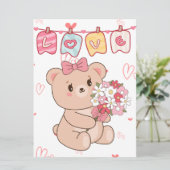 Platte Kerstkaart (Staand voorkant)