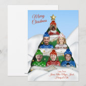 Platte kerstkaart (Voorkant / Achterkant)