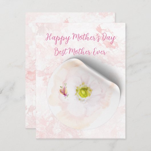 Platte kerstkaart  (Voorkant / Achterkant)