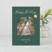 Platte kerstkaart (Staand voorkant)