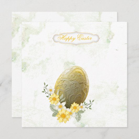 Platte kerstkaart  (Voorkant / Achterkant)