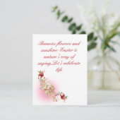 Platte kerstkaart (Staand voorkant)