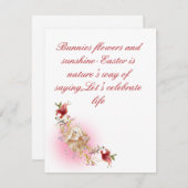 Platte kerstkaart (Voorkant / Achterkant)