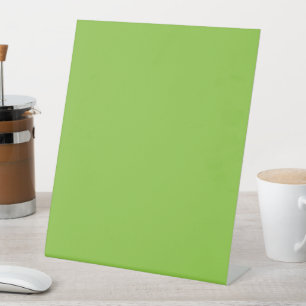 Platte Lime Groene Achtergrond – School Textuur Reclamebord Met Voetstuk