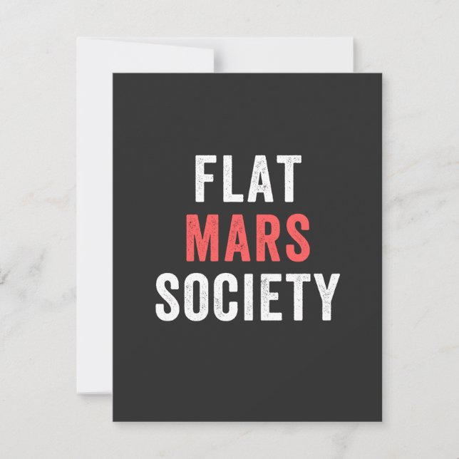 platte mars samenleving (Voorkant)