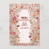 Platte Menu (Achterkant)