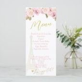 Platte menu (Staand voorkant)