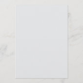Platte menu voor bruiloft 5"x7" (Achterkant)
