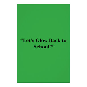 Platte Neon Groene Achtergrond – Schooltextuur Perfect Poster