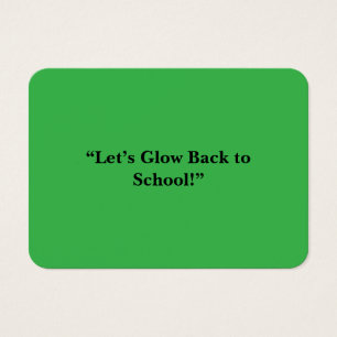 Platte Neon Groene Achtergrond – Schooltextuur Visitekaartje
