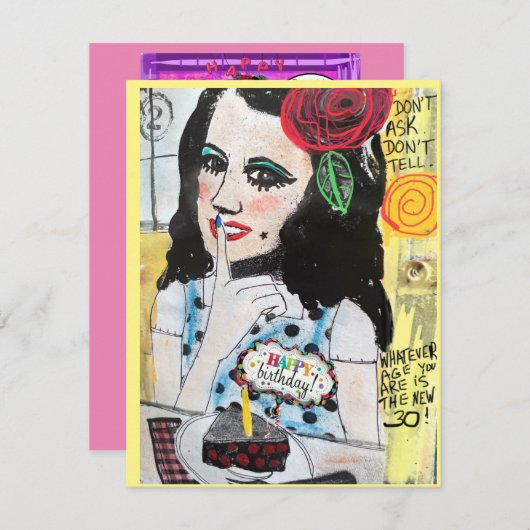 platte notaris feestdagenkaart (Voorkant / Achterkant)