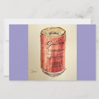 Platte notenkaart Cacao Briefpapier