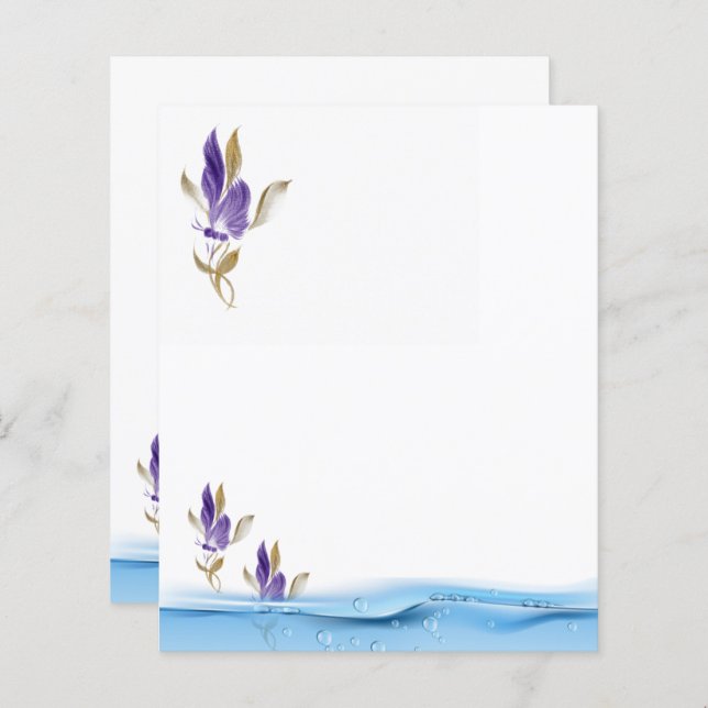 Platte papieren vellen (Voorkant / Achterkant)