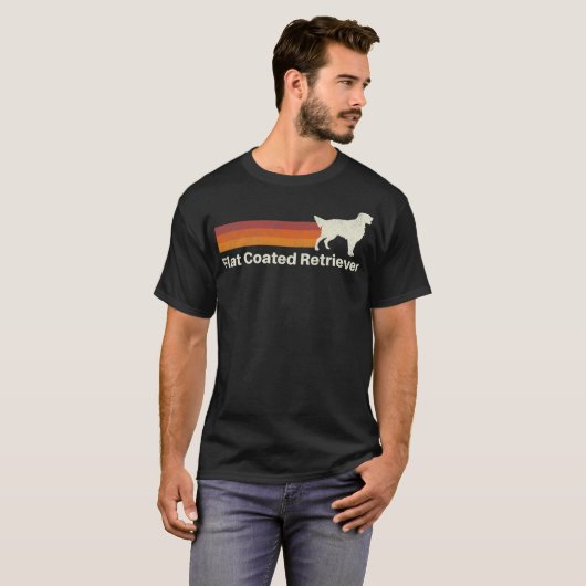  platte, platte, retrocessionaris, mam pap hond t-shirt (Voorkant volledig)