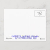 PLATTE RIVER BRIEFKAART (Achterkant)