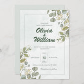 Platte Save The Date Kaart (Voorkant / Achterkant)