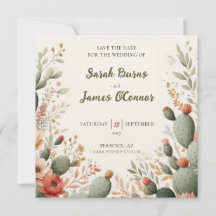 Platte Save The Date Kaart