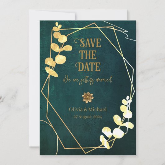 Platte Save The Date Kaart (Voorkant)