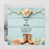 Platte Save The Date Kaart (Voorkant / Achterkant)