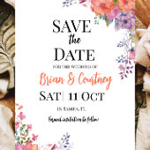 Platte Save The Date Kaart