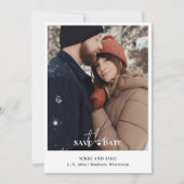 Platte Save The Date Kaart (Voorkant)