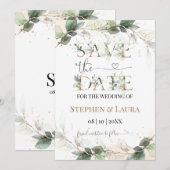 Platte Save The Date Kaart (Voorkant / Achterkant)