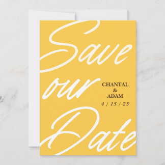 Platte Save The Date Kaart