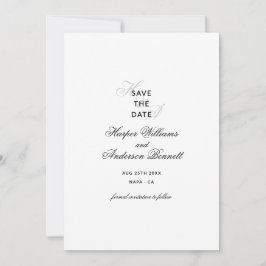 Platte Save The Date Kaart
