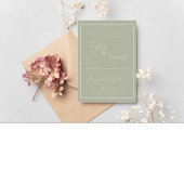 Platte uitnodiging, formaat: 12,7 x 17,8 cm, papie kaart
